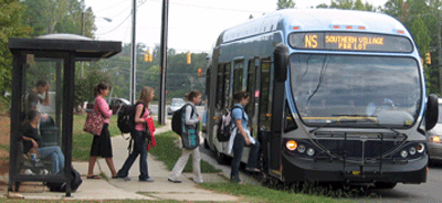 Chapel Hill Transit bus